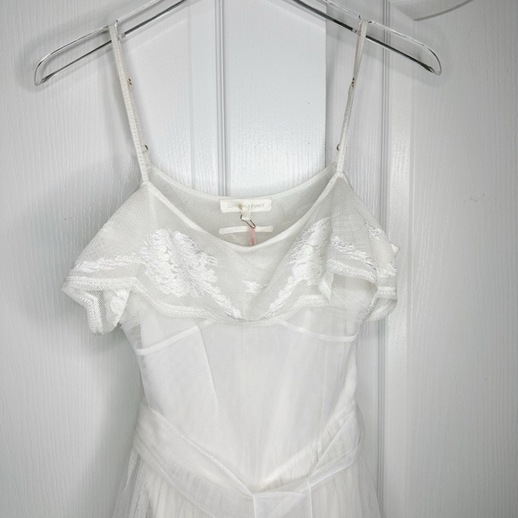 NWT LOVESHACKFANCY Avianna Antique Gown White Size 2 Silk - Picture 7 of 15